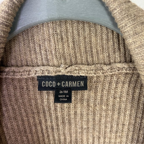 Coco + Carmen Long Line Open Cardigan Size S/M - Picture 2 of 13